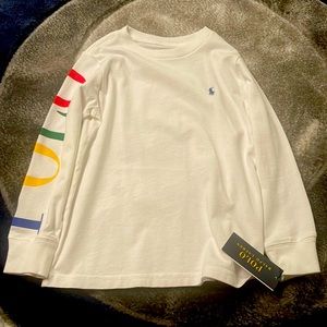 Ralph Lauren White Long Sleeve Shirt